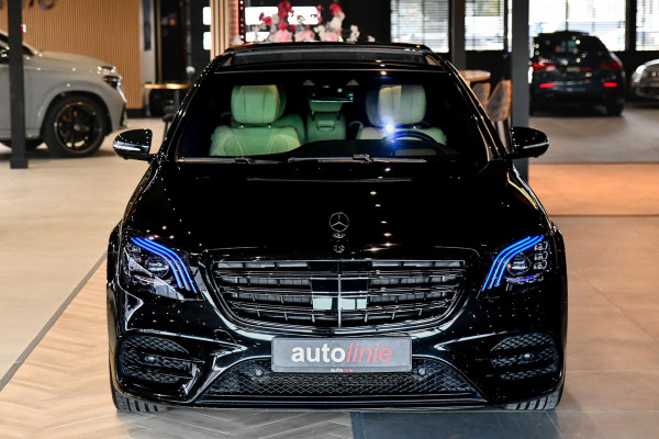 Mercedes-Benz S-Klasse 560 e AMG Lang. Burm High End, Massage, Koeling, Pano, Alcantara hemel, Softcl, HUD, Distro+, Memory, 360!