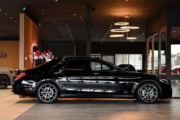 Mercedes-Benz S-Klasse 560 e AMG Lang. Burm High End, Massage, Koeling, Pano, Alcantara hemel, Softcl, HUD, Distro+, Memory, 360!