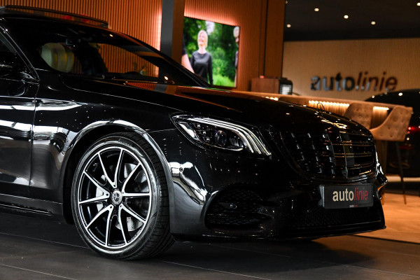 Mercedes-Benz S-Klasse 560 e AMG Lang. Burm High End, Massage, Koeling, Pano, Alcantara hemel, Softcl, HUD, Distro+, Memory, 360!