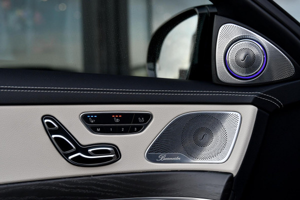 Mercedes-Benz S-Klasse 560 e AMG Lang. Burm High End, Massage, Koeling, Pano, Alcantara hemel, Softcl, HUD, Distro+, Memory, 360!