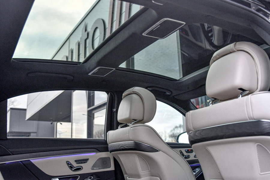 Mercedes-Benz S-Klasse 560 e AMG Lang. Burm High End, Massage, Koeling, Pano, Alcantara hemel, Softcl, HUD, Distro+, Memory, 360!