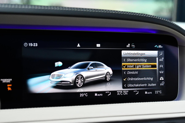 Mercedes-Benz S-Klasse 560 e AMG Lang. Burm High End, Massage, Koeling, Pano, Alcantara hemel, Softcl, HUD, Distro+, Memory, 360!