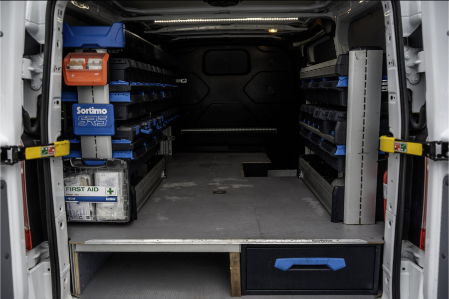 Ford Transit Custom 2.0 TDCI L1H1 | Volledig ingericht | Airco | Cruise | 3-zits