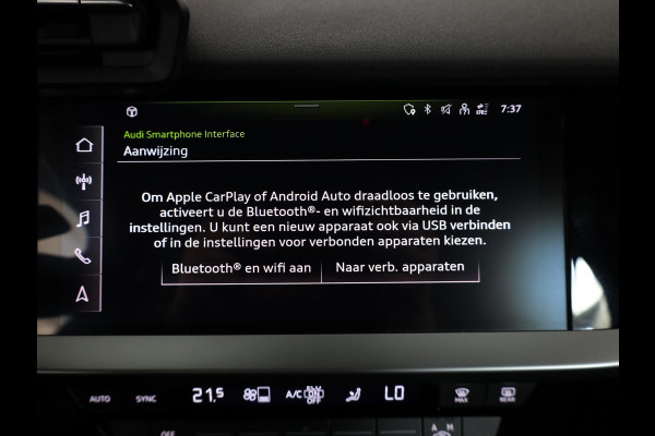 Audi A3 Sportback 30 TFSI Pro Line 110 pk S-tronic | Parkeersensoren achter | Cruise control | Apple Carplay/Android Auto | LED koplampen |