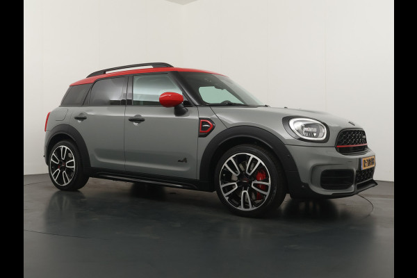 MINI Countryman 2.0 John Cooper Works ALL4 White Silver Edition Automaat - Airco - Apple Carplay/Android Auto - Cruise Control -KeyLess Entry - Panorama Dak - Lederen Bekleding - Voorstoelen Verwarmd - 12 Maanden BOVAG Garantie