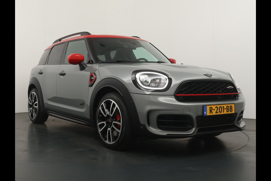 MINI Countryman 2.0 John Cooper Works ALL4 White Silver Edition Automaat - Airco - Apple Carplay/Android Auto - Cruise Control -KeyLess Entry - Panorama Dak - Lederen Bekleding - Voorstoelen Verwarmd - 12 Maanden BOVAG Garantie