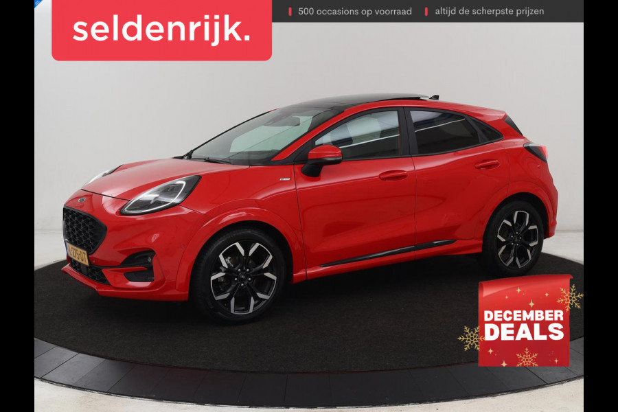 Ford Puma 1.0 EcoBoost Hybrid ST-Line X | Panoramadak | Stoel & stuurverwarming | Half leder | B&O Sound | Camera | Carplay | Adaptive cruise | Navigatie | Full LED | Digital Cockpit