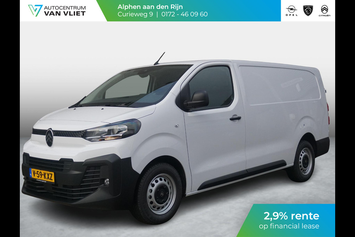 Citroën Jumpy L3 2.0D 145 Pk. | 2,9% rente | Navi incl. Apple Carplay | laadruimtebetimmering | camera | rijklaarprijs