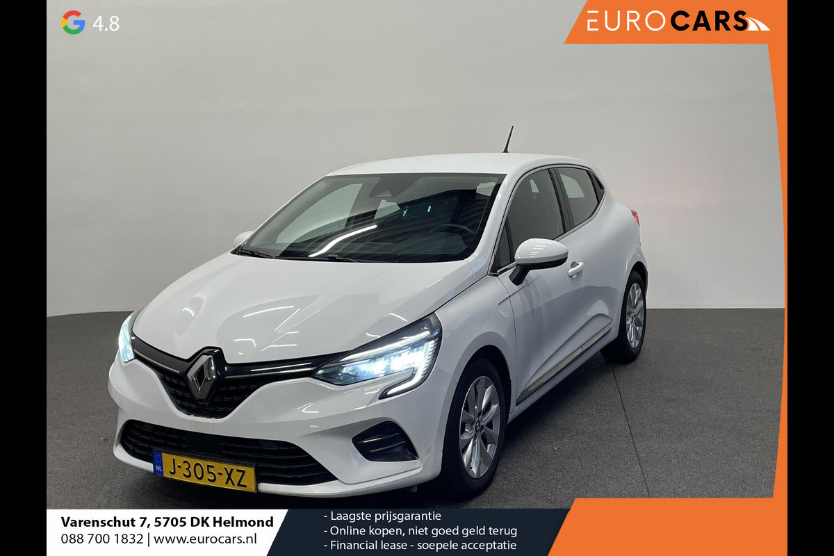 Renault Clio 1.0 TCe Intens Airco ECC Navi Carplay Cruise Control Full LED Virtual Cockpit 16" LM Velgen Half leder APK 06-2026