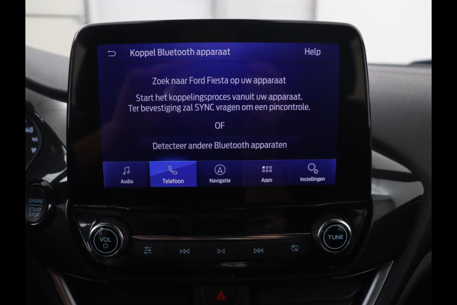 Ford Fiesta 1.0 EcoBoost Hybrid ST-Line | Leder | Navigatie | Carplay | Full LED | Climate control | Parkeerhulp | Cruise control | Bluetooth