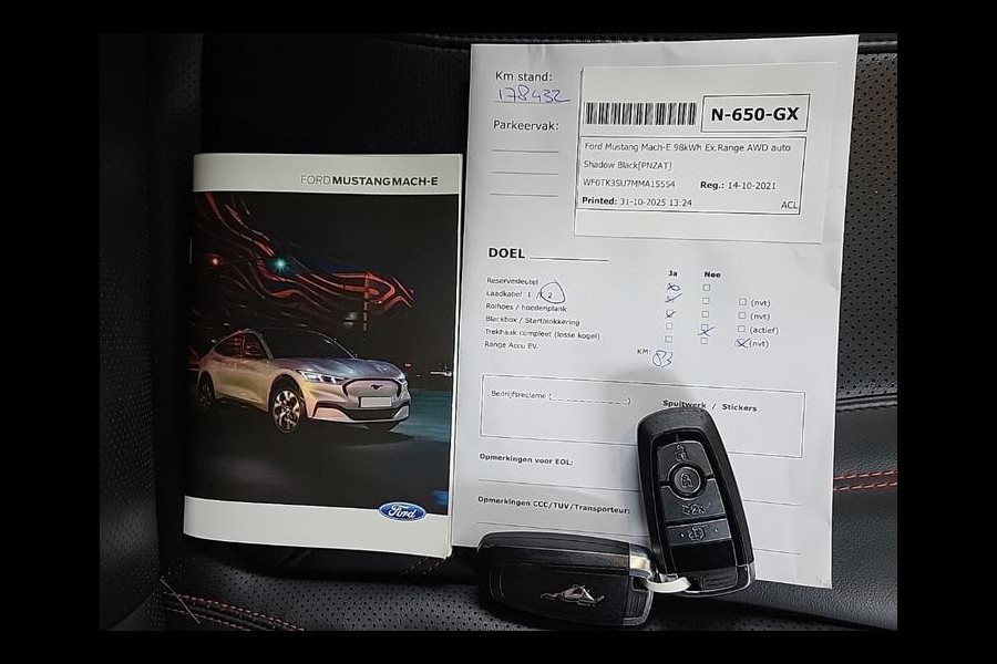 Ford Mustang Mach-E Extended AWD 98kWh First Edition | Panorama | Leder | B&O Sound | 360 Camera |