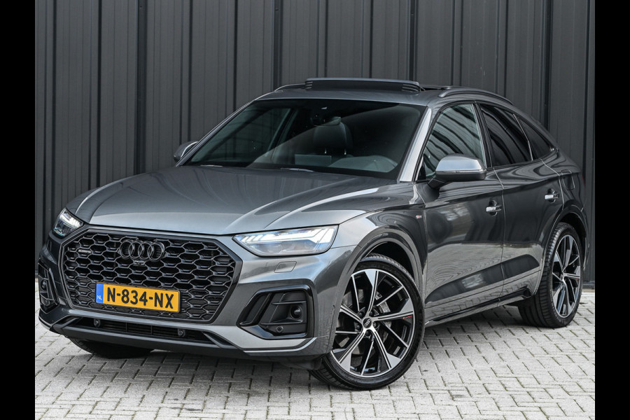 Audi Q5 Sportback 50 TFSI e S edition · Adaptive Cruise · Luchtvering · Memory Seats · Bang & Olufsen Sound · Stoelverwarming · Leder ·