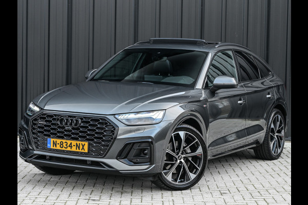 Audi Q5 Sportback 50 TFSI e S edition · Adaptive Cruise · Luchtvering · Memory Seats · Bang & Olufsen Sound · Stoelverwarming · Leder ·