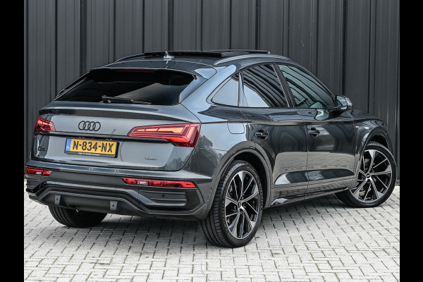 Audi Q5 Sportback 50 TFSI e S edition · Adaptive Cruise · Luchtvering · Memory Seats · Bang & Olufsen Sound · Stoelverwarming · Leder ·