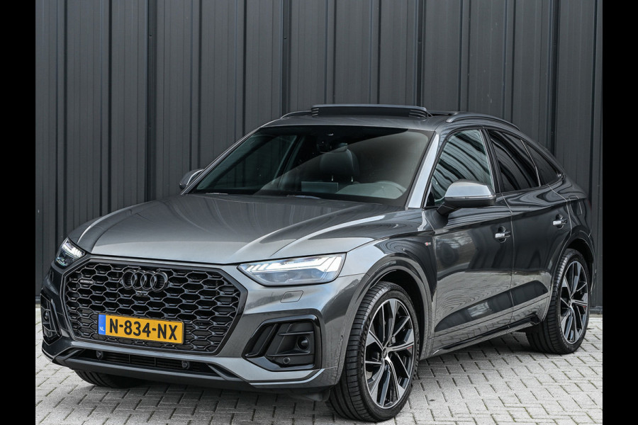 Audi Q5 Sportback 50 TFSI e S edition · Adaptive Cruise · Luchtvering · Memory Seats · Bang & Olufsen Sound · Stoelverwarming · Leder ·
