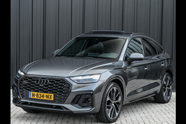 Audi Q5 Sportback 50 TFSI e S edition · Adaptive Cruise · Luchtvering · Memory Seats · Bang & Olufsen Sound · Stoelverwarming · Leder ·