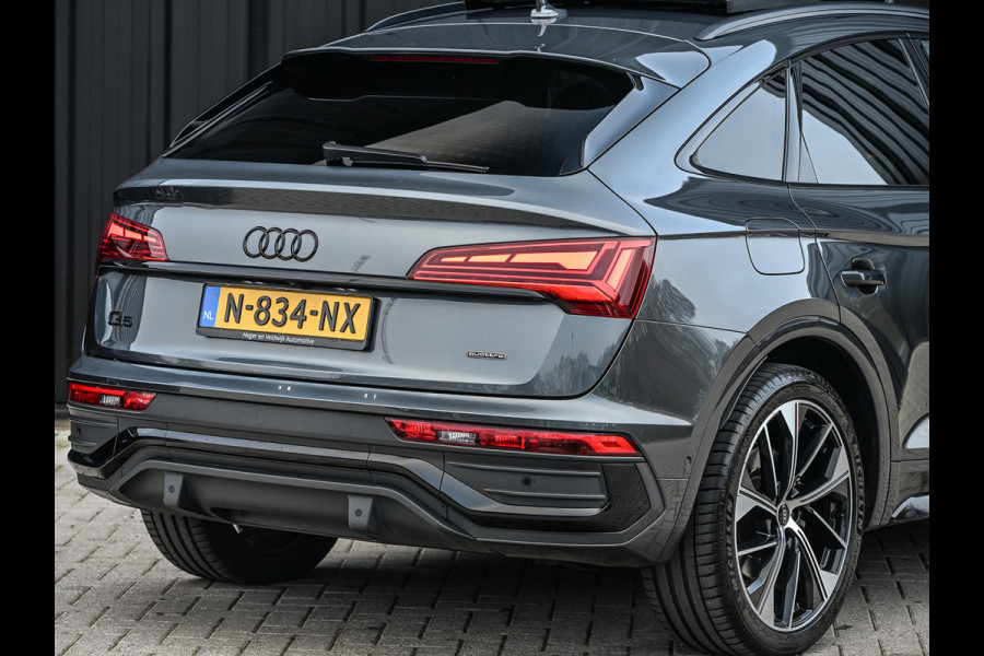 Audi Q5 Sportback 50 TFSI e S edition · Adaptive Cruise · Luchtvering · Memory Seats · Bang & Olufsen Sound · Stoelverwarming · Leder ·