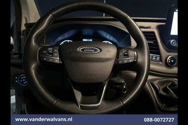 Ford Transit Custom 2.0 TDCI 131pk L2H1 Euro6 Airco | LED | Apple Carplay | Cruisecontrol | 2800kg Trekhaak | Stoelverwarming Parkeersensoren, Verwarmde voorruit, Bijrijdersbank