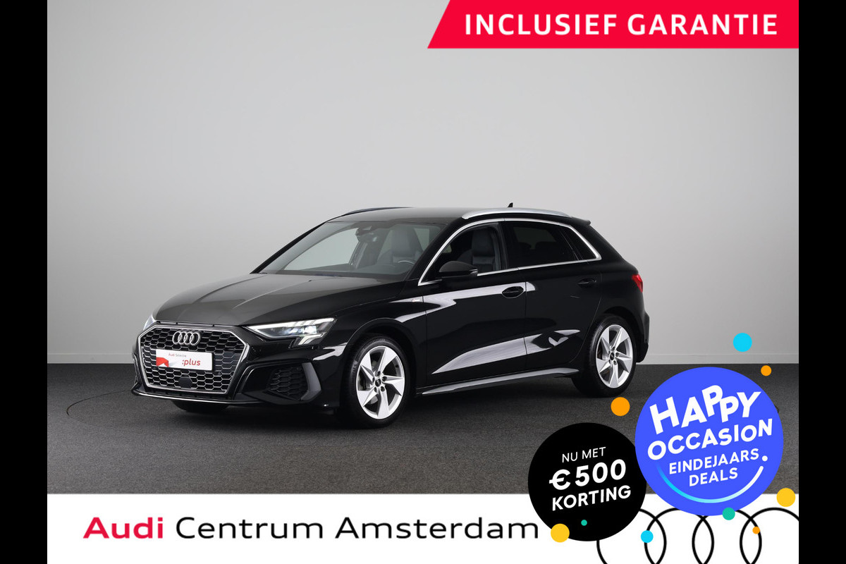 Audi A3 Sportback 30 TFSI S edition 110pk S-Tronic | Navigatie | 17 inch lichtmetalen velgen | Apple Carplay/- Android auto | Full led koplampen