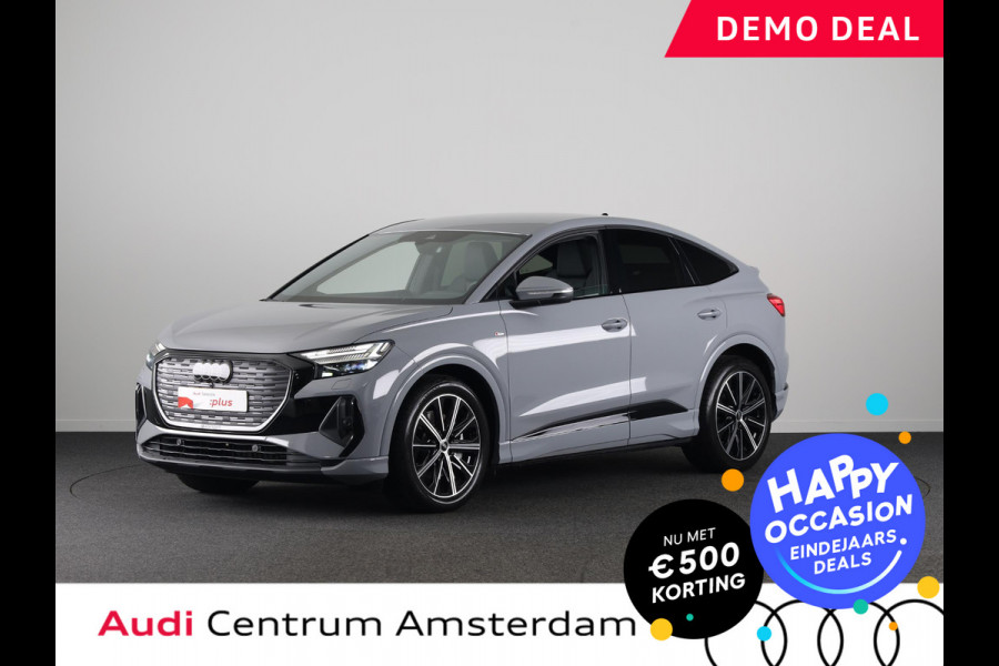 Audi Q4 Sportback e-tron 45 quattro S Edition Competition 82 kWh 286pk |  Assistentiepakket plus | 20 inch lichtmetalen velgen | Lichtpakket plus |