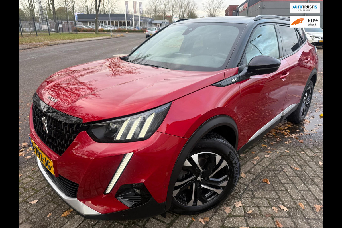Peugeot 2008 1.2 PureTech GT Line 131PK 2021 LEDER LED CARPLAY LUX NAP
