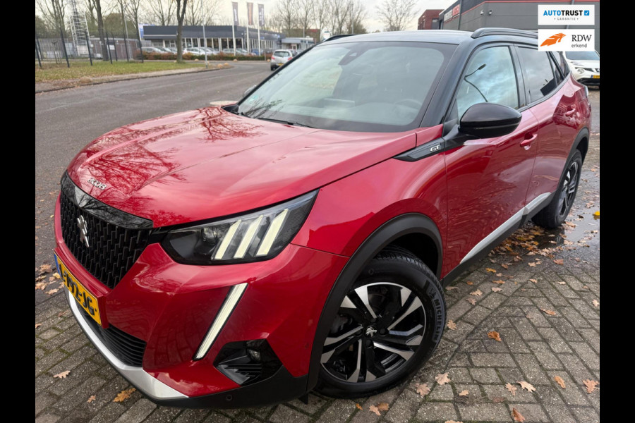 Peugeot 2008 1.2 PureTech GT Line 131PK 2021 LEDER LED CARPLAY LUX NAP