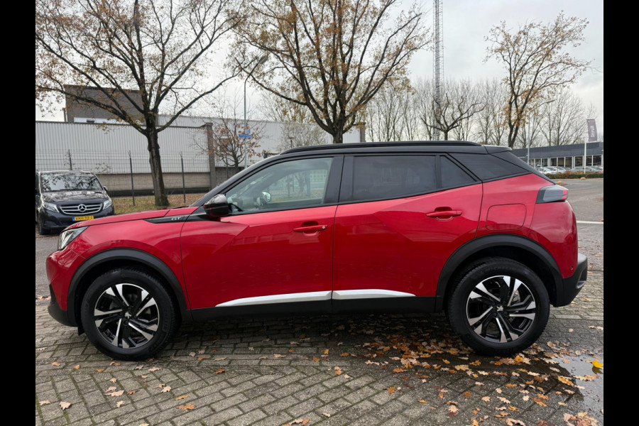 Peugeot 2008 1.2 PureTech GT Line 131PK 2021 LEDER LED CARPLAY LUX NAP