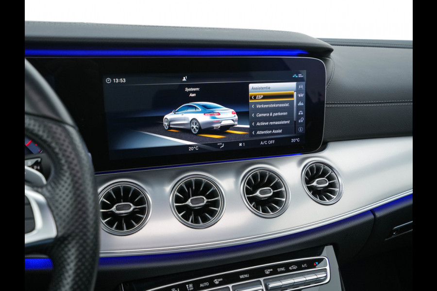 Mercedes-Benz E-Klasse Coupé 400 AMG-Sportpack 4Motion Premium Plus Aut. *PANO | LUXURY-LEATHER | BURMESTER-AUDIO | WIDESCREEN-COCKPIT |  FULL-LED | NAVI-FULLMAP | CAMERA | SHIFT-PADDLES | CRUISE | AMBIENT-LIGHT | SPORT-SEATS | 19"ALU*