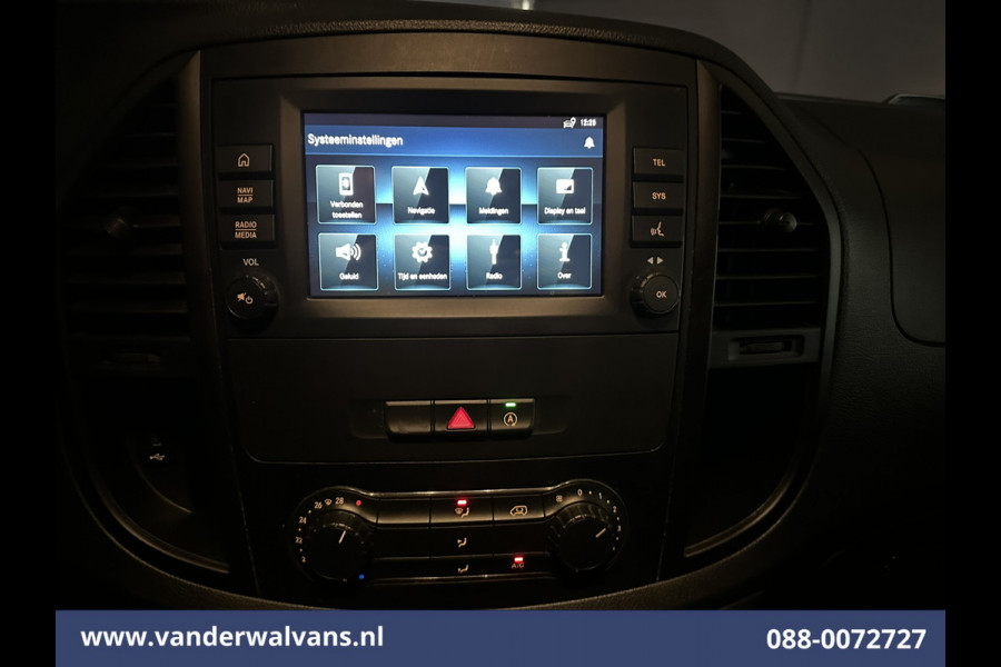 Mercedes-Benz Vito 114 CDI 136pk L2H1 Euro6 Airco | Camera | Navigatie | Cruisecontrol | Apple Carplay | Parkeersensoren Android Auto, Bijrijdersbank