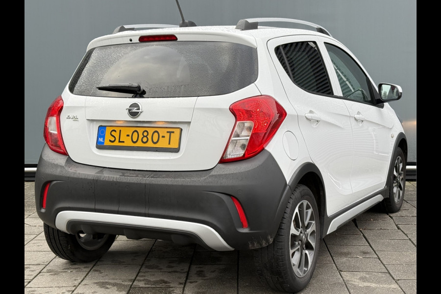 Opel KARL BWJ 2018 | 1.0 75PK Rocks Online Ed | LEER | STOEL&STUURWIEL VERW | NAVI | AIRCO | CARPLAY | PRIVACY GLASS | CRUISE
