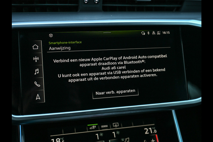 Audi A6 Avant 55 TFSI e Quattro Pro Line S Competition · Ambiance interieur · Verlaagd · Led matrix · 4 Zone climate · 21 inch · Dab+ ·