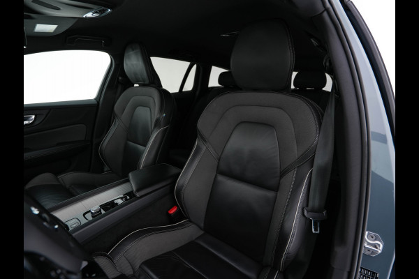 Volvo V60 2.0 B3 R-Design (INCL-BTW) *LEATHER-FABRIC | DIGI-COCKPIT | FULL-LED | MEMORY-PACK | HEATED-SPORTSEATS | LANE-ASSIST | NAVI-FULLMAP | CAMERA | DAB+ | PRIVACY-GLASS | ECC | PDC | TOWBAR | 19''ALU*