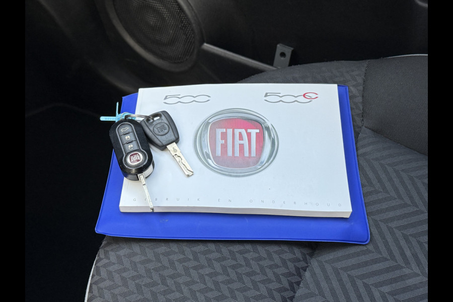 Fiat 500C BWJ 12-2020 | 1.0 73PK Hybrid Pop | AIRCO | CRUISE | DAB | PDC ACHTER | STUURBEKR | EL. RAMEN |