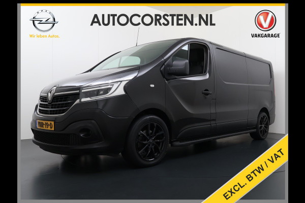 Renault Trafic 2.0DCI 145PK T29 L2H1 Comfort 3-Persoons Trekhaak Apple Carplay Android Navi Airco Cruise Control Bluetooth Lmv Pdc Betonplex Vloer Wandbetimmering Schuifdeur Sidebars Euro 6 Origineel Nederlandse Auto