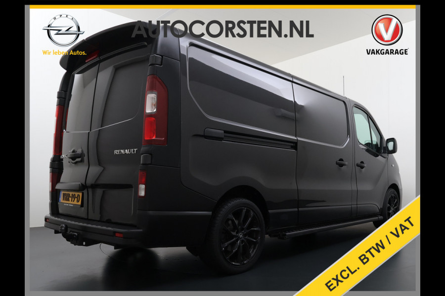 Renault Trafic 2.0DCI 145PK T29 L2H1 Comfort 3-Persoons Trekhaak Apple Carplay Android Navi Airco Cruise Control Bluetooth Lmv Pdc Betonplex Vloer Wandbetimmering Schuifdeur Sidebars Euro 6 Origineel Nederlandse Auto