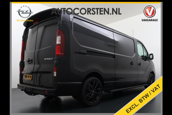 Renault Trafic 2.0DCI 145PK T29 L2H1 Comfort 3-Persoons Trekhaak Apple Carplay Android Navi Airco Cruise Control Bluetooth Lmv Pdc Betonplex Vloer Wandbetimmering Schuifdeur Sidebars Euro 6 Origineel Nederlandse Auto