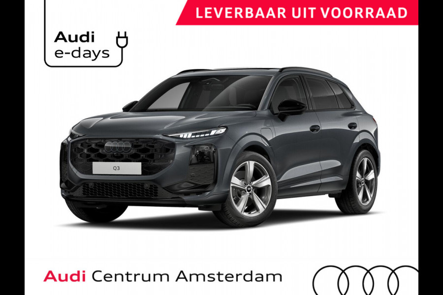 Audi Q3 S edition e-hybrid 200 kW / 272 PK | Techniekpakket plus | Ambiente lichtpakket plus | Privacy glas | Panoramadak| Dodehoek detectie |