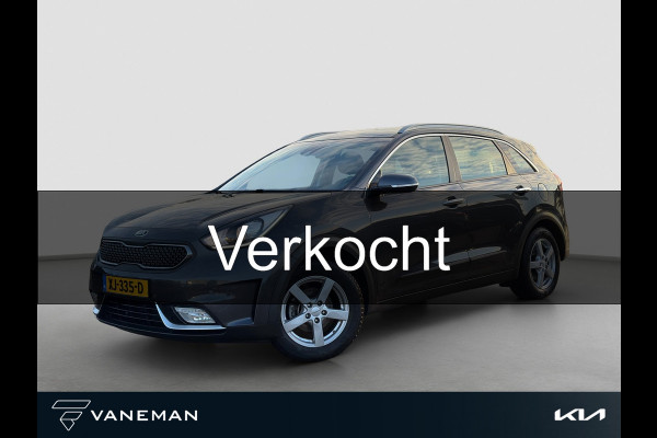 Kia Niro 1.6 GDi Hybrid DynamicLine Automaat | Navi | Clima | Cruise | LMV | Camera | H-Leder | Apple Carplay & Android Auto |