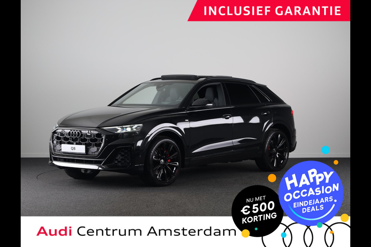 Audi Q8 60 TFSI e quattro Pro Line S Competition 490pk | Panoramadak | Head up display | Memory | Trekhaak | Massage stoelen | Assistentpakket Tour |