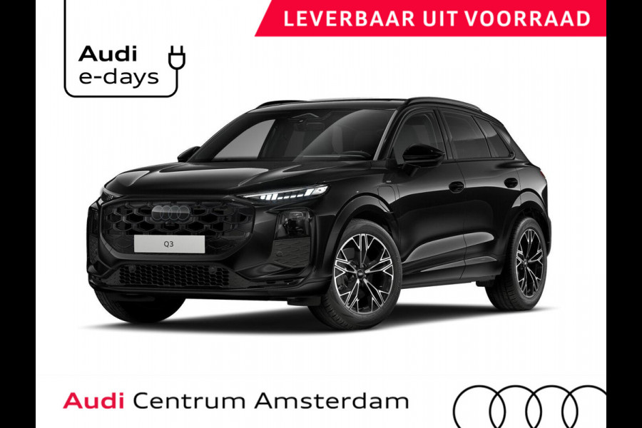 Audi Q3 S edition e-hybrid 200 kW / 272 PK | Techniekpakket plus | Ambiente lichtpakket plus | Privacy glas | Panoramadak| Dodehoek detectie | Sonos| Head-up display |