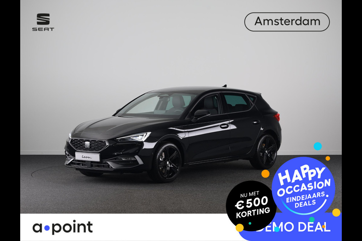 Seat Leon 1.5 TSI 204pk e-Hybrid FR Business | Black Pack | Adaptive Cruise | Blind spot | Trekhaak | Led Matrix