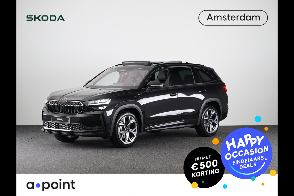Škoda Kodiaq Sportline Business PHEV 1.5 TSI 204 pk 6 versn. DSG| Dynamic Chassis Control | Comfort Pakket | Panoramadak | Verwarmbare voorruit | Winter pakket | 20 inch | Canton Sound