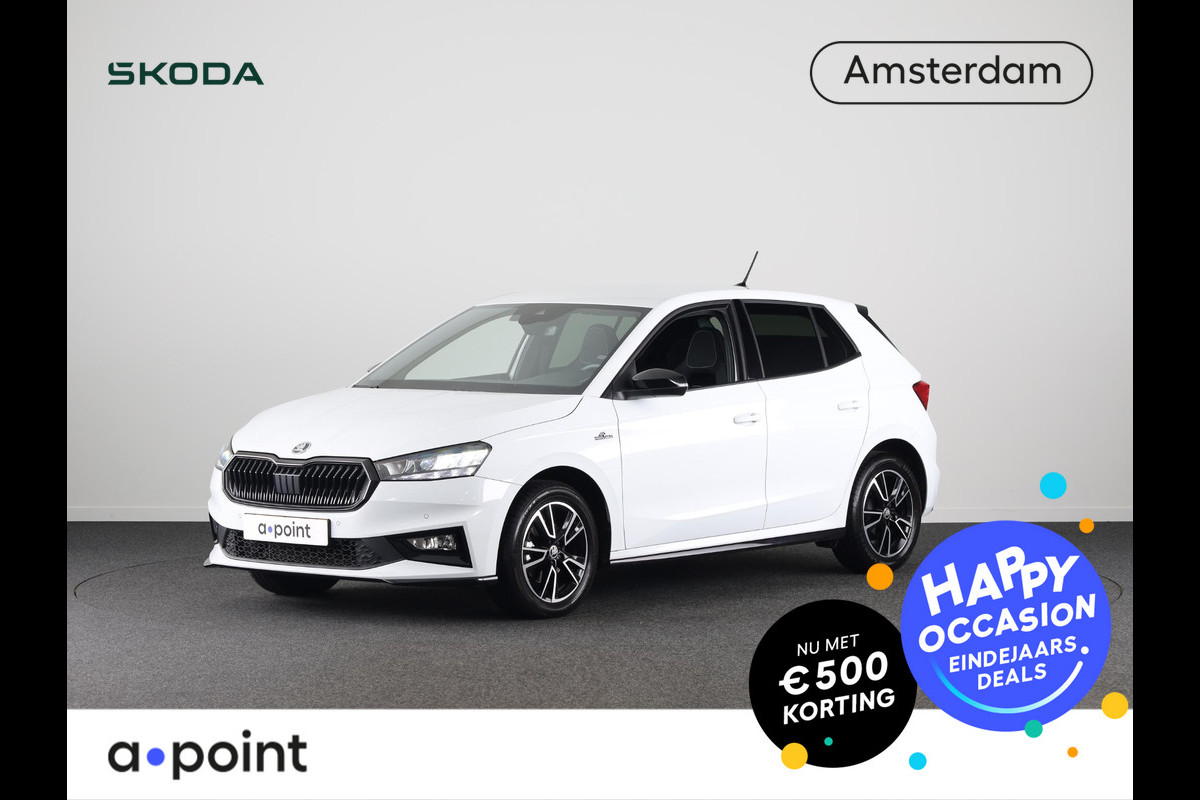 Škoda Fabia 1.0 TSI Monte Carlo 115 pk Automaat (DSG) | Adaptive Cruise Control | Navigatie via App | Parkeersensoren | Achteruitrijcamera | LED koplampen |