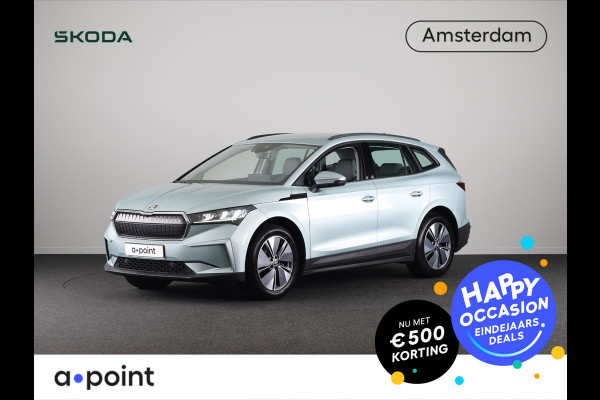 Škoda ENYAQ iV 60 180 pk | Navigatie | Parkeersensoren | Achteruitrijcamera | LED koplampen | Lederen/stof bekleding |