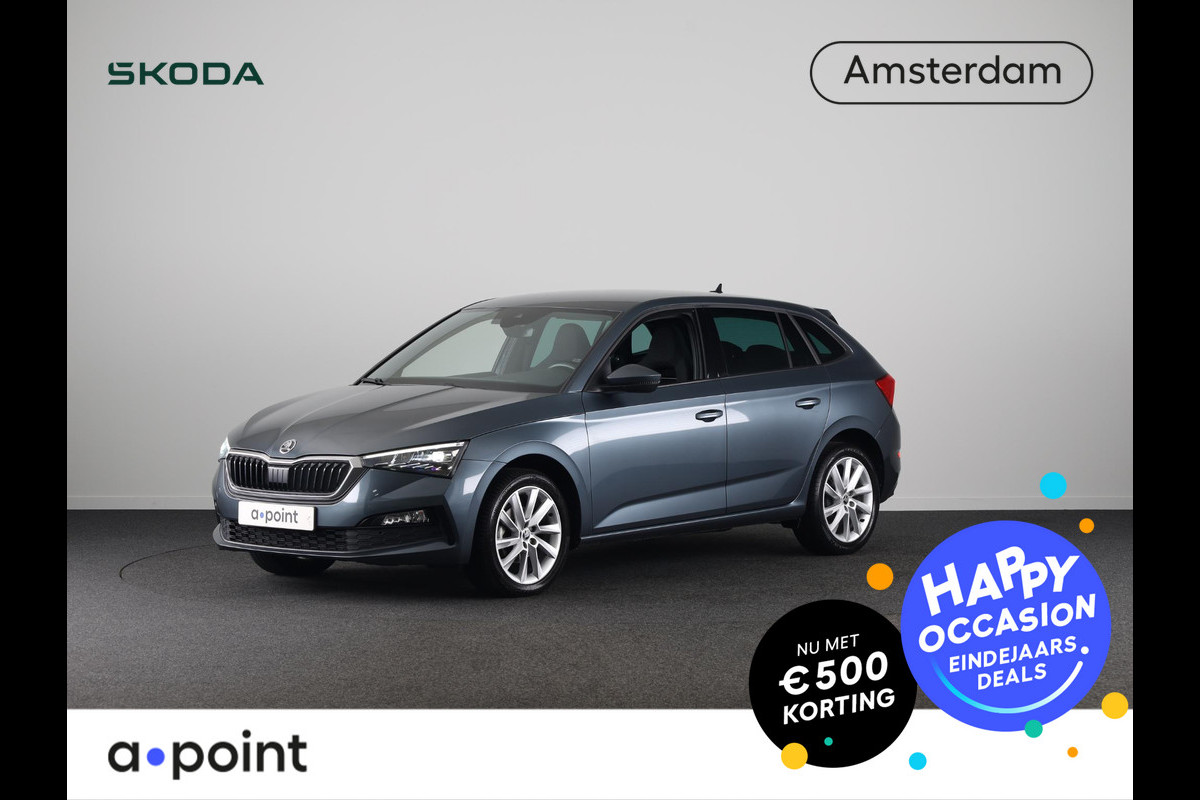 Škoda SCALA 1.0 TSI Sport Business 110 pk Automaat (DSG) | Navigatie | Parkeersensoren achter | Achteruitrijcamera | Adaptieve cruise control | Full LED koplampen | Voll. digitaal instrumentenpaneel |