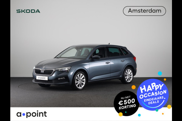 Škoda SCALA 1.0 TSI Sport Business 110 pk Automaat (DSG) | Navigatie | Parkeersensoren achter | Achteruitrijcamera | Adaptieve cruise control | Full LED koplampen | Voll. digitaal instrumentenpaneel |