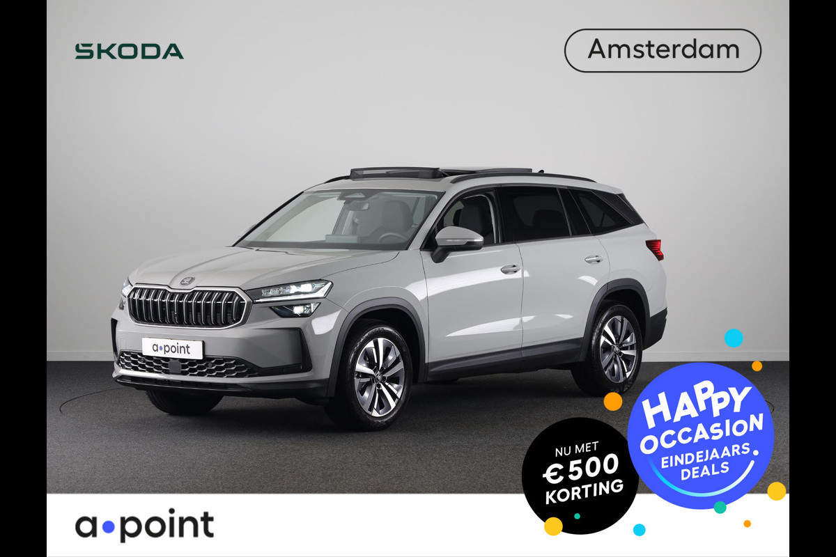 Škoda Kodiaq 1.5 TSI MHEV Business Edition 7p. 150 pk Automaat (DSG) | 7-Persoons | Panoramadak | Led Matrix | Trekhaak (wegklapbaar) | Adaptive Cruise | Dode hoek sensoren | Elek. stoel