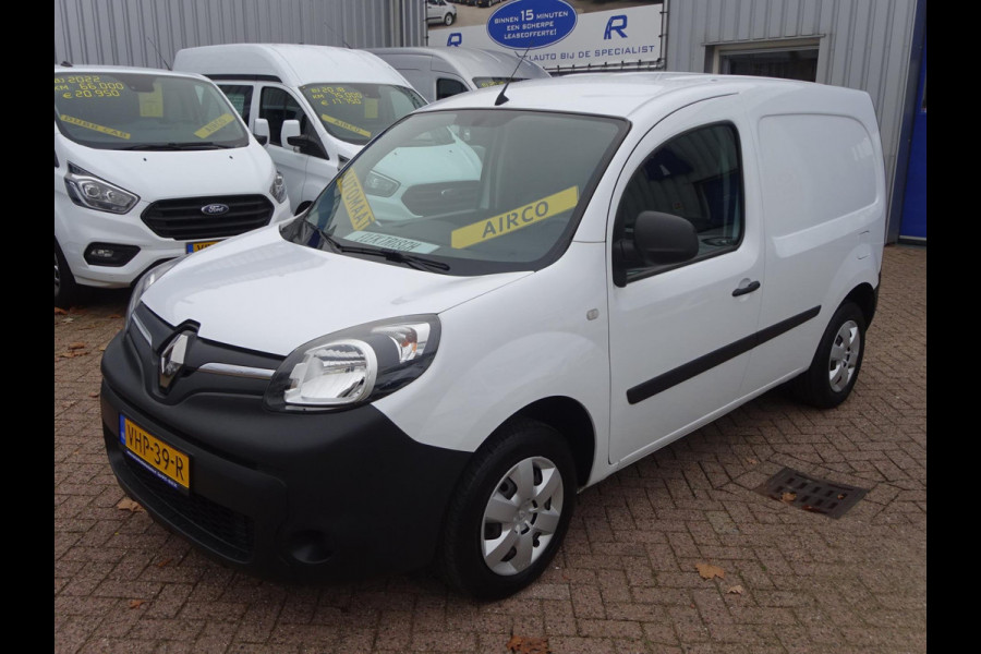 Renault Kangoo Z.E. 33 ( Koopaccu ) SOH 90% 190 Km rijbereik AIRCO SCHUIFDEUR CRUISE CONTROL PDC