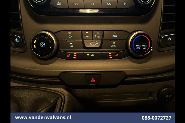 Ford Transit Custom 2.0 TDCI 131pk L2H1 Euro6 Airco | LED | Apple Carplay | Cruisecontrol | 2800kg Trekhaak | Stoelverwarming Parkeersensoren, Verwarmde voorruit, Bijrijdersbank