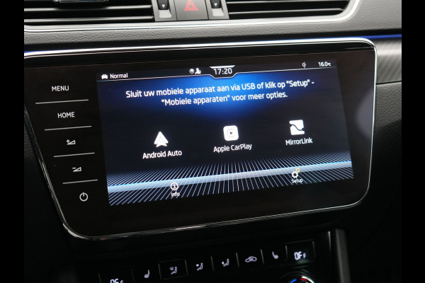 Škoda Superb Combi 1.4 TSI iV Sportline Dealer O.H PHEV | Adaptive Cruise | Alcantara Sportstoelen Memory & Verwarmd | Apple Carplay | Sfeerverlichting | Keyless | Blis | Camera | Virtual | Navigatie | DAB |